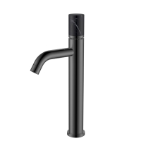 Смеситель для раковины Boheme Stick 122-SGM-MR-B глянцевый графит