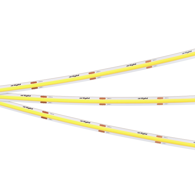 Светодиодная лента COB-X480-8mm 24V Yellow Volt (8 W/m, IP20, 5m), Arlight, 047737, изображение 3 Светодиодная лента COB-X480-8mm 24V Yellow Volt (8 W/m, IP20, 5m), Arlight, 047737, изображение 3
