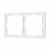 Рамка пластиковая FRM-NOBE-SFPL-2-WH, Arlight, 054215