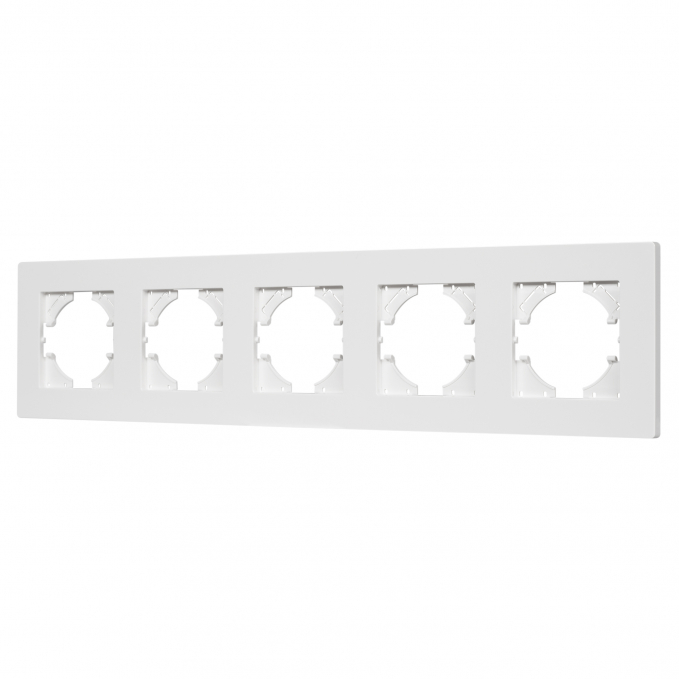 Рамка пластиковая FRM-PERIO-PL-5-WH, Arlight, 049762, изображение 1
