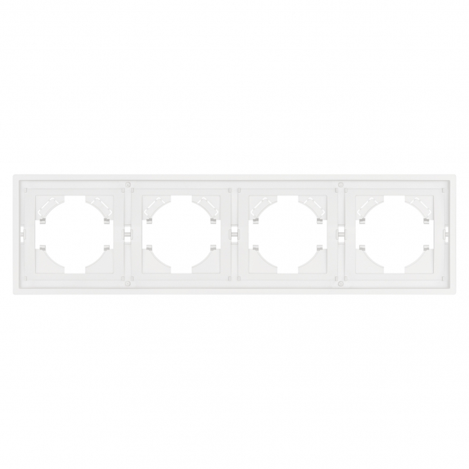 Рамка пластиковая FRM-TENDO-SFPL-4-WH, Arlight, 054656, изображение 2 Рамка пластиковая FRM-TENDO-SFPL-4-WH, Arlight, 054656, изображение 2