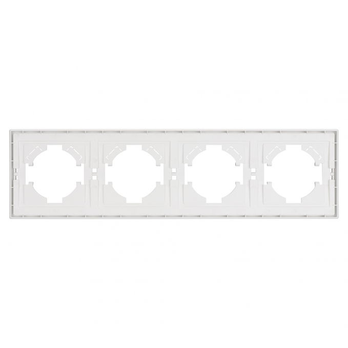 Рамка пластиковая FRM-TENDO-SFPL-4-WH, Arlight, 054656, изображение 3 Рамка пластиковая FRM-TENDO-SFPL-4-WH, Arlight, 054656, изображение 3