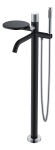Смеситель напольный Boheme Stick 129-BCR черный Смеситель напольный Boheme Stick 129-BCR черный