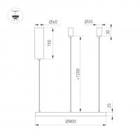 Светильник SP-CONGO-MULT-1-R800-42W Warm3000 (BK, 120 deg, 230V), Arlight, 046247 Светильник SP-CONGO-MULT-1-R800-42W Warm3000 (BK, 120 deg, 230V), Arlight, 046247