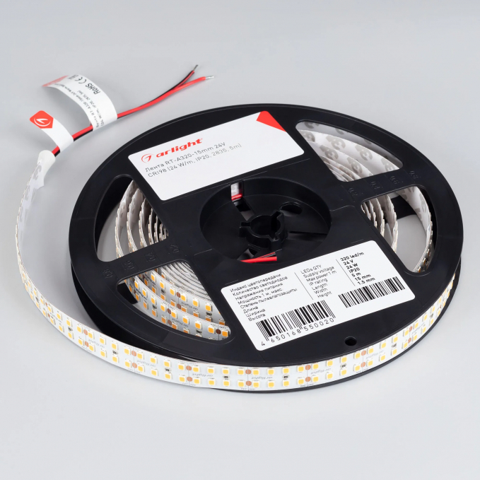 Светодиодная лента UL-A320-15mm 24V Warm2700 (32 W/m, IP20, 5m), Arlight, 052756, изображение 3 Светодиодная лента UL-A320-15mm 24V Warm2700 (32 W/m, IP20, 5m), Arlight, 052756, изображение 3
