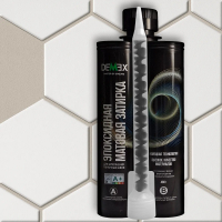 Затирка эпоксидная двухкомпонентная матовая Demex 304 Крем-брюле, 0.48 кг Затирка эпоксидная двухкомпонентная матовая Demex 304 Крем-брюле, 0.48 кг