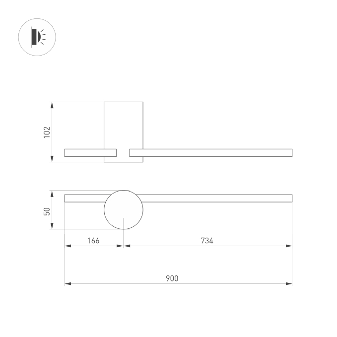 Светильник SP-VINCI-S900x55-10W Warm3000 (WH, 110 deg, 230V), Arlight, 035685, изображение 5 Светильник SP-VINCI-S900x55-10W Warm3000 (WH, 110 deg, 230V), Arlight, 035685, изображение 5