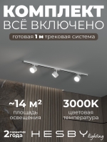 Комплект трековый Skylite №13, Hesby Lighting, HSBL_kompl_S013_NI1W3K