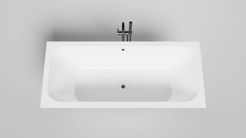 Ванна из литьевого камня Salini Orlanda Axis 170x75 103213G белая глянцевая встраиваемая Ванна из литьевого камня Salini Orlanda Axis 170x75 103213G белая глянцевая встраиваемая