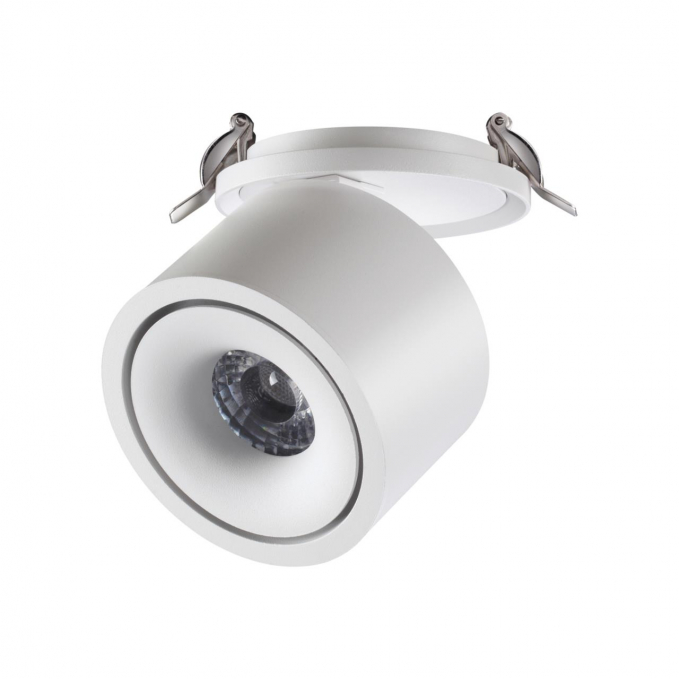 Светильник встраиваемый светодиодный IP20 LED 15W 4000K 1300Лм 100-265V GRODA SPOT NT21 526 NOVOTECH 358776, изображение 1