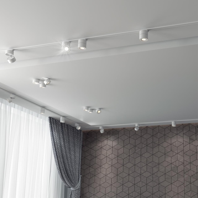 Светильник встраиваемый светодиодный IP20 LED 15W 4000K 1300Лм 100-265V GRODA SPOT NT21 526 NOVOTECH 358776, фото в интерьере 2