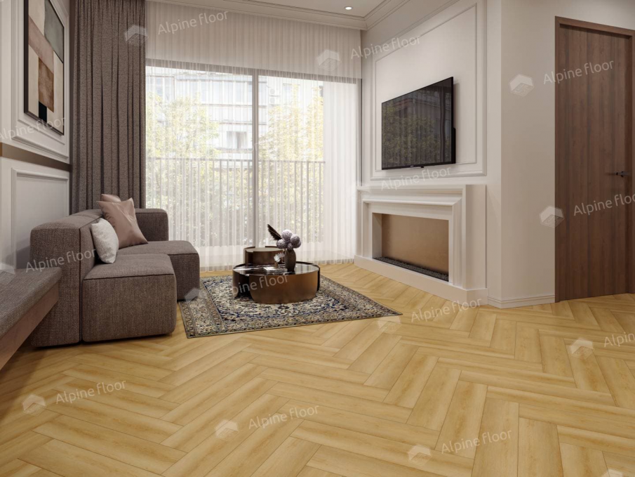Каменный ламинат SPC Alpine Floor Parquet Light Дуб Батейн, ЕСО 13-29 MC