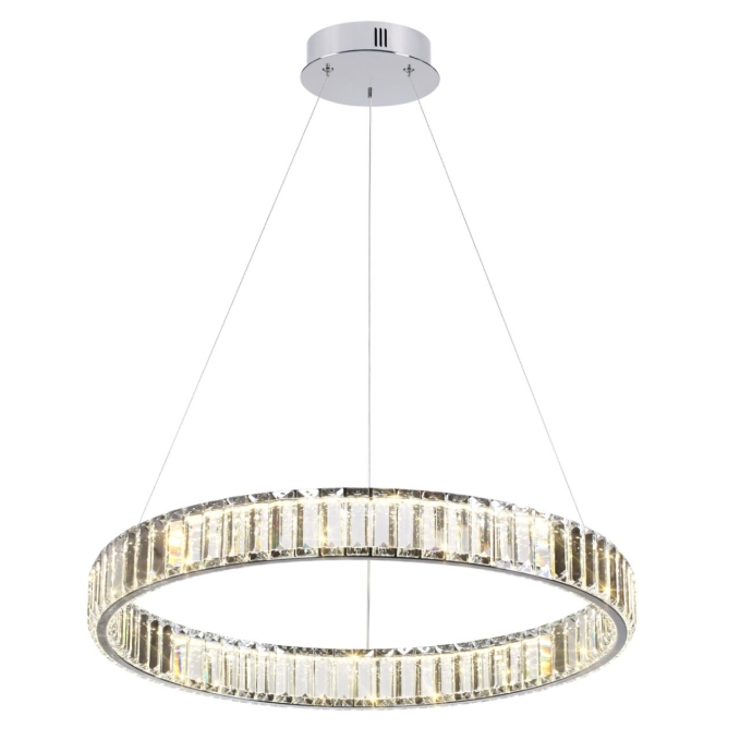 Люстра LED 36W 4000K 4280Лм VEKIA L-VISION ODL24 591 ODEON LIGHT 4930/36L, фото на цветном фоне 2