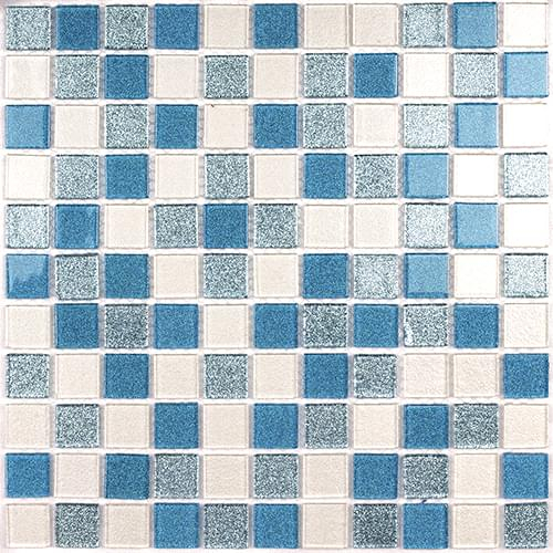 Мозаика Bonaparte Mosaics Shine Blue 30x30 (25*25*4)