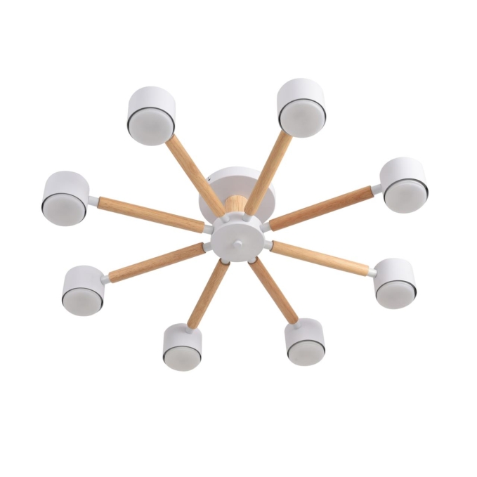 Светильник потолочный GX53 LED 8*7W 220V VUDI COMFI LN26 333 LUMION 8306/8C, фото на цветном фоне 1 Светильник потолочный GX53 LED 8*7W 220V VUDI COMFI LN26 333 LUMION 8306/8C, фото на цветном фоне 1