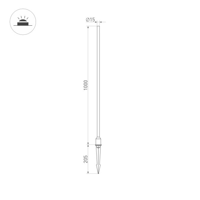 Светильник KT-CHAMPAGNE-L1000-3W Warm3000 (DG, 180 deg, 24V), Arlight, 034167, изображение 4 Светильник KT-CHAMPAGNE-L1000-3W Warm3000 (DG, 180 deg, 24V), Arlight, 034167, изображение 4