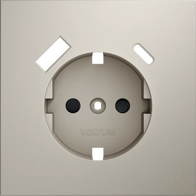 Накладка для розетки с заземлением и защитными шторками, с USB A+C, S70 (кашемир), Voltum, VLS001003 Накладка для розетки с заземлением и защитными шторками, с USB A+C, S70 (кашемир), Voltum, VLS001003