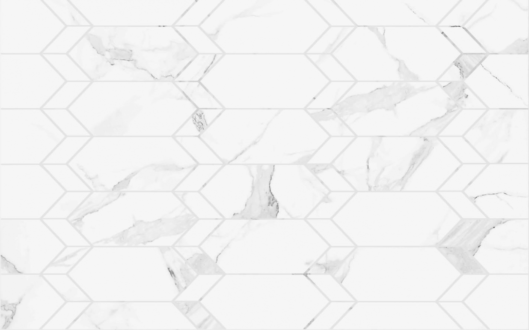 Настенная плитка Creto Purity Mosaic Белый 25x40, 00-00-5-09-00-01-2628