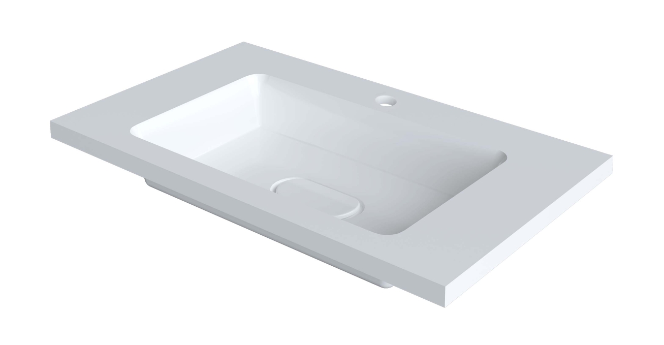Мебельная раковина Madera Modul 4627173210430 80 см белая глянцевая