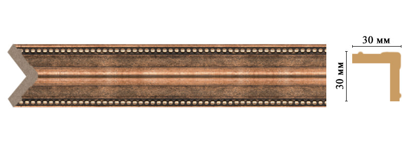 Угол Decomaster 116-57, 30x30x2400 мм Угол Decomaster 116-57, 30x30x2400 мм