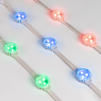 Модуль управляемый SOLEX-SPI-3535-3-12V RGB 120deg (D30x16mm, 0.75W, IP67), Arlight, 029240