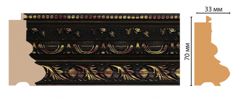 Багет Decomaster 577-966, 70x33x2900 мм