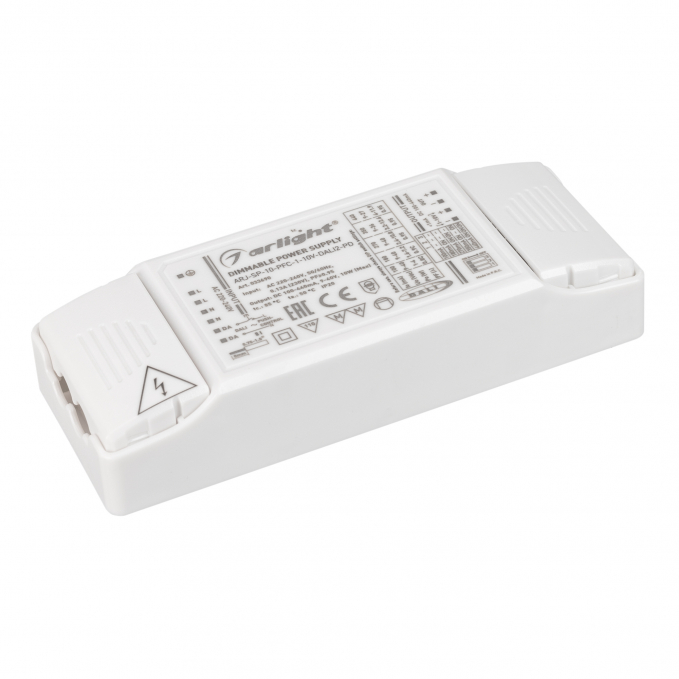 Блок питания ARJ-SP-10-PFC-1-10V-DALI2-PD (10W, 100-440mA), Arlight, 033690, изображение 1