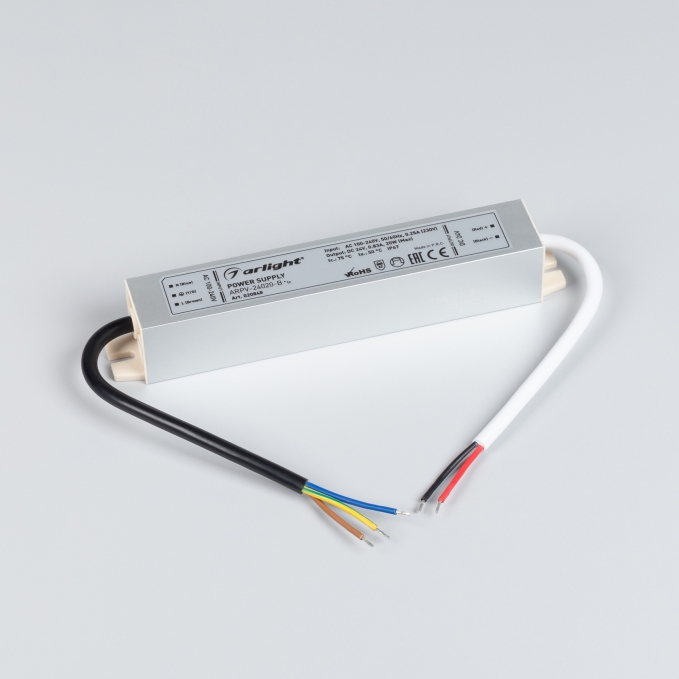 Блок питания ARPV-24020-B (24V, 0.8A, 20W), Arlight, 020848, изображение 3 Блок питания ARPV-24020-B (24V, 0.8A, 20W), Arlight, 020848, изображение 3