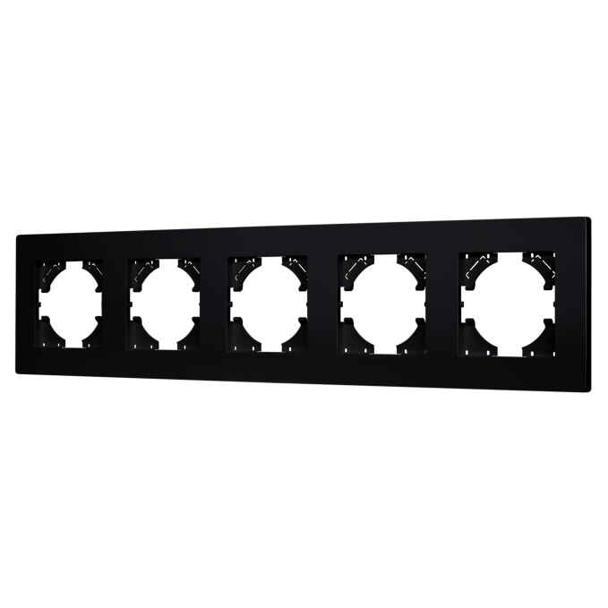 Рамка пластиковая FRM-PERIO-PL-5-BK, Arlight, 049763, изображение 1 Рамка пластиковая FRM-PERIO-PL-5-BK, Arlight, 049763, изображение 1