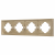 Рамка пластиковая FRM-TENDO-SFPL-4-GD, Arlight, 054663
