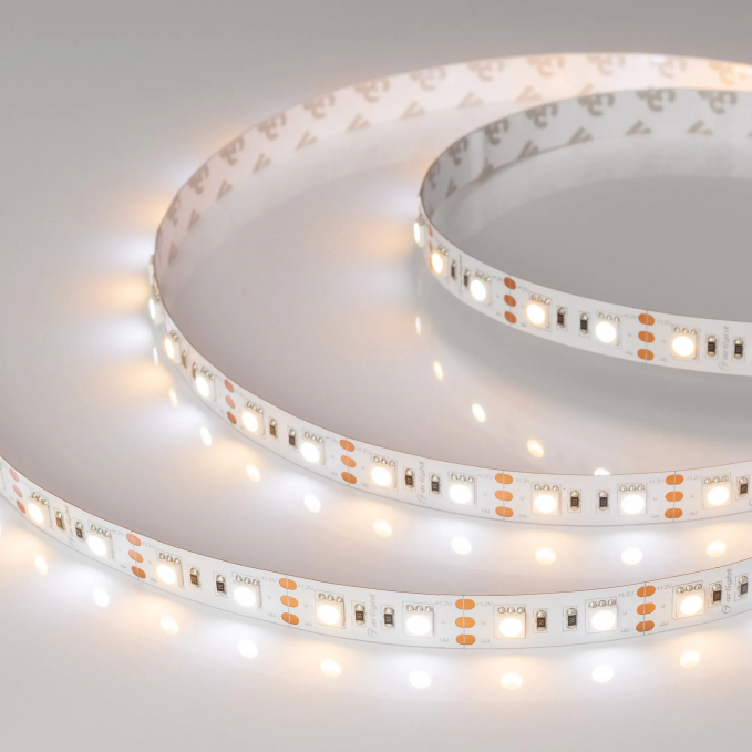 Светодиодная лента RT-B60-12mm 12V White-MIX (14.4 W/m, IP20, 5060, 5m), Arlight, 011093(2), изображение 1 Светодиодная лента RT-B60-12mm 12V White-MIX (14.4 W/m, IP20, 5060, 5m), Arlight, 011093(2), изображение 1