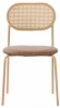 Стул Enigma бежевый, коричневый, Hesby Import, HSBI_DC2246_brown Стул Enigma бежевый, коричневый, Hesby Import, HSBI_DC2246_brown
