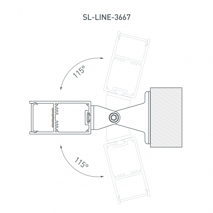 Профиль с экраном SL-LINE-3667-2500 ANOD+OPAL, Arlight, 020463, изображение 4 Профиль с экраном SL-LINE-3667-2500 ANOD+OPAL, Arlight, 020463, изображение 4