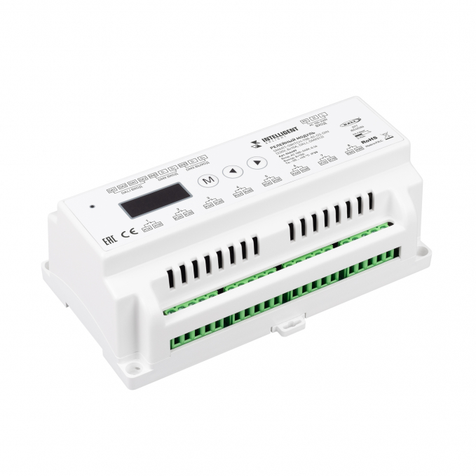 INTELLIGENT ARLIGHT Релейный модуль SMART-SWITCH-708-82-D2-DIN (230V, 8x10A, DALI, DMX512), Arlight, 046489, изображение 1 INTELLIGENT ARLIGHT Релейный модуль SMART-SWITCH-708-82-D2-DIN (230V, 8x10A, DALI, DMX512), Arlight, 046489, изображение 1