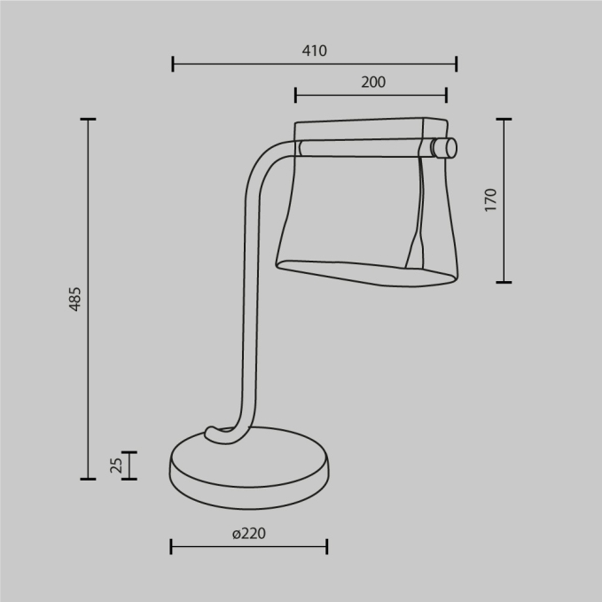 Настольный светильник Спирито / Spirito 3000К 18Вт, MOD286TL-L18W3K, изображение 8 Настольный светильник Спирито / Spirito 3000К 18Вт, MOD286TL-L18W3K, изображение 8