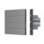 INTELLIGENT ARLIGHT Кнопочная панель SMART-ZB-801-22-1G-8SC-MULTI-IN Grey (230V), Arlight, 055486