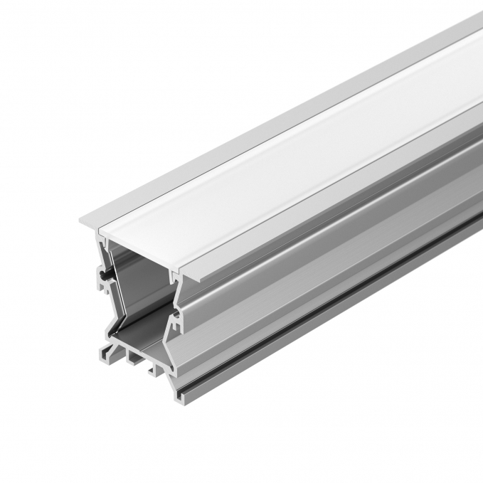 Профиль с экраном ALU-WIDE-FL-H35-2000 ANOD+FROST, Arlight, 027887, изображение 4 Профиль с экраном ALU-WIDE-FL-H35-2000 ANOD+FROST, Arlight, 027887, изображение 4