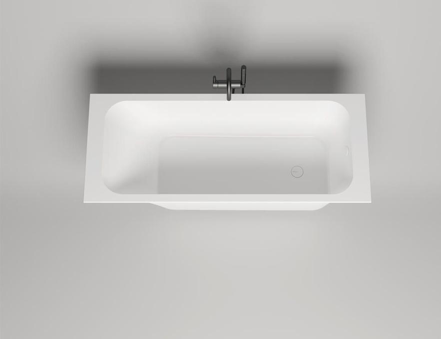 Ванна из искусственного камня Salini Orlanda 170x80 102026M белая матовая встраиваемая
