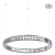 Люстра LED 45W 4000K 5350Лм VEKIA L-VISION ODL24 591 ODEON LIGHT, 4930/45L