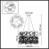 Люстра E14 8*40W 220В IP20 COINS CLASSIC ODL26 633 ODEON LIGHT 5104/8, схема товара Люстра E14 8*40W 220В IP20 COINS CLASSIC ODL26 633 ODEON LIGHT 5104/8, схема товара