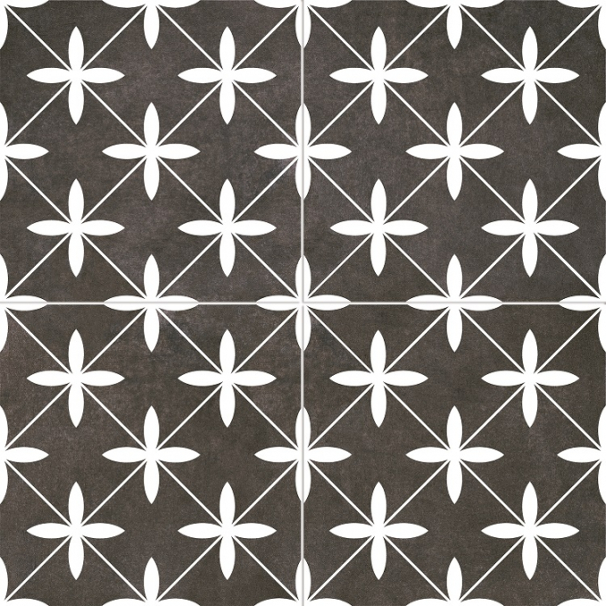 Керамогранит NiceKer Poole Black 45.2x45.2 Керамогранит NiceKer Poole Black 45.2x45.2