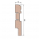 Плинтус Cosca Decor AP28 под покраску, с пазом под 20 молдинг, 80x16x2400 мм, МДФ Плинтус Cosca Decor AP28 под покраску, с пазом под 20 молдинг, 80x16x2400 мм, МДФ
