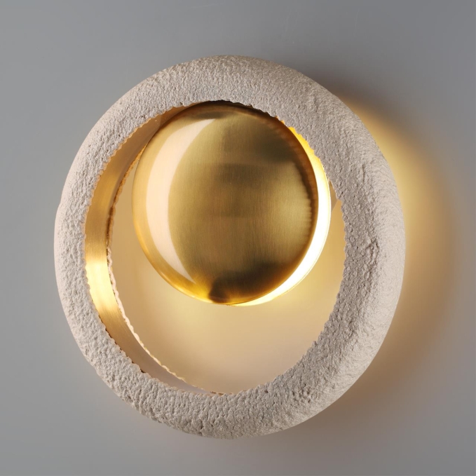 Настенный светильник 1*G9 LED*6W SATURN HIGHTECH ODL_EX25 037 ODEON LIGHT 5443/1W, фото на цветном фоне 1
