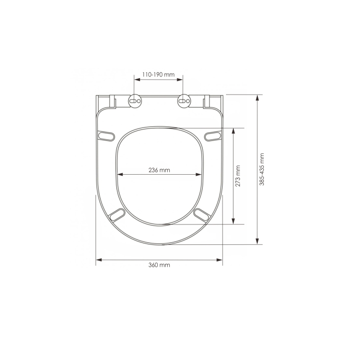 Подвесной унитаз WasserKRAFT H001 Подвесной унитаз WasserKRAFT H001