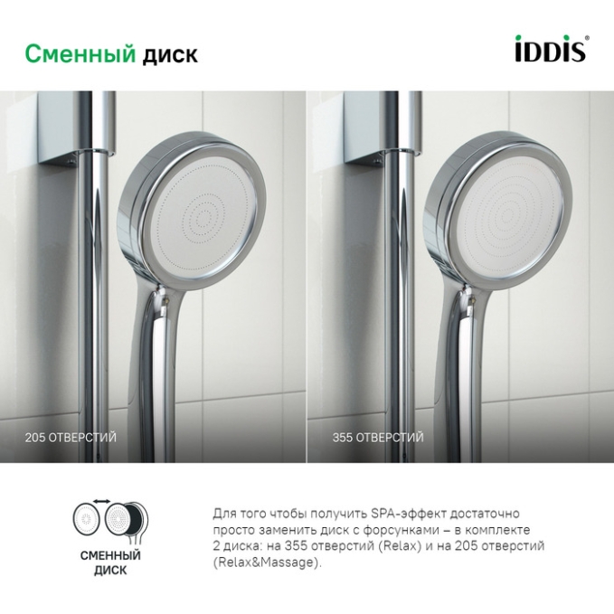 Лейка Iddis SpaHome SPA1F00i18 Лейка Iddis SpaHome SPA1F00i18