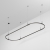 Основание ART-APRIORI-OVAL-HANG-3000x1000 (BK), Arlight, 048506