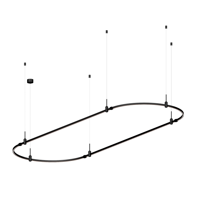 Основание ART-APRIORI-OVAL-HANG-3000x1000 (BK), Arlight, 048506, изображение 2 Основание ART-APRIORI-OVAL-HANG-3000x1000 (BK), Arlight, 048506, изображение 2