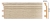 Плинтус напольный Decomaster D233-72ДМ, 120x23x2400 мм