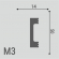 Молдинг Де-Багет XPS Polymer М 3 50/14
