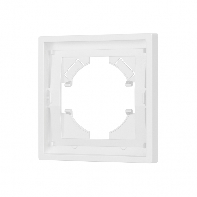 Рамка пластиковая FRM-TENDO-PL-1-WH, Arlight, 053835, изображение 1 Рамка пластиковая FRM-TENDO-PL-1-WH, Arlight, 053835, изображение 1